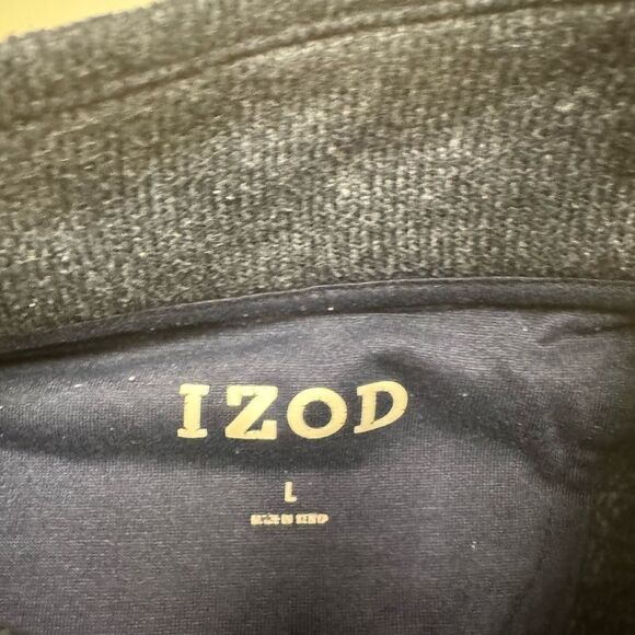 IZOD Golf half zip fleece sweater - Picture 3 of 4